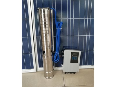Bomba Solar Sumergible DC de 4 Pulgadas, con Impulsor de Acero SS304 BLSS; Bombas de Agua Solares