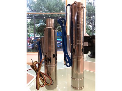 Bomba Solar Sumergible DC de 4 Pulgadas, con Impulsor de Acero SS304 BLSS; Bombas de Agua Solares