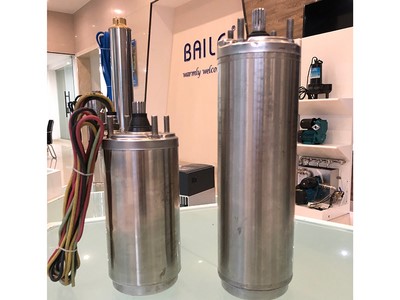 Bomba Solar Sumergible DC de 4 Pulgadas, con Motor Sumergible Encapsulado e Impulsor de Acero SS304 BLSSP