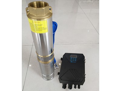 Bomba Solar Sumergible de 4', AC110V/DC150V, con Impulsor de Plástico, BLAC