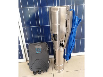 Bomba Solar Sumergible de 4', con Impulsor de acero SS304 , AC110V/DC150V, AC220V/DC300V, AC380V/DC540V, BLAS